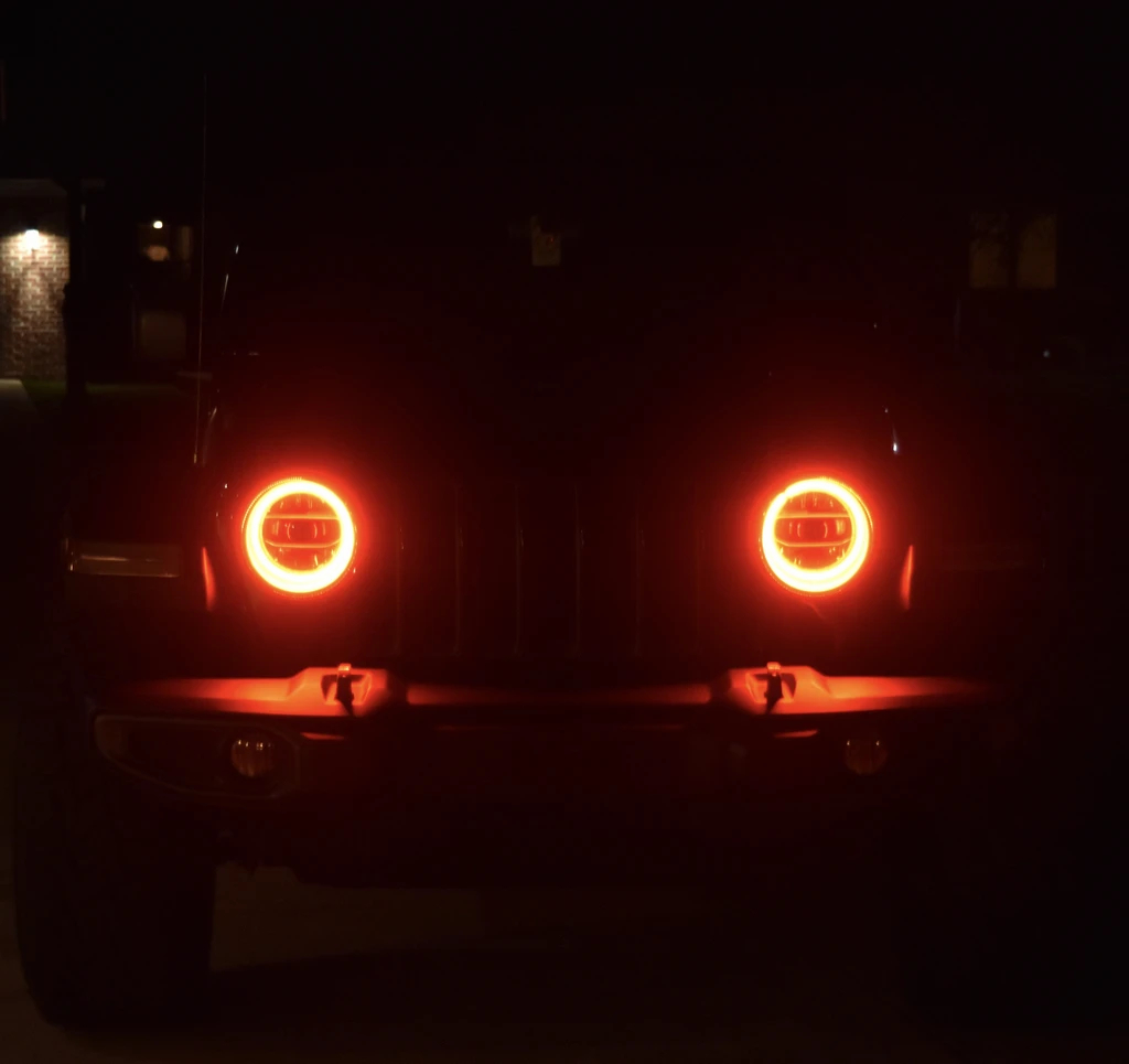 1214-002 - Jeep Wrangler JL 2018-2019 ORACLE LED Waterproof Halo Kit